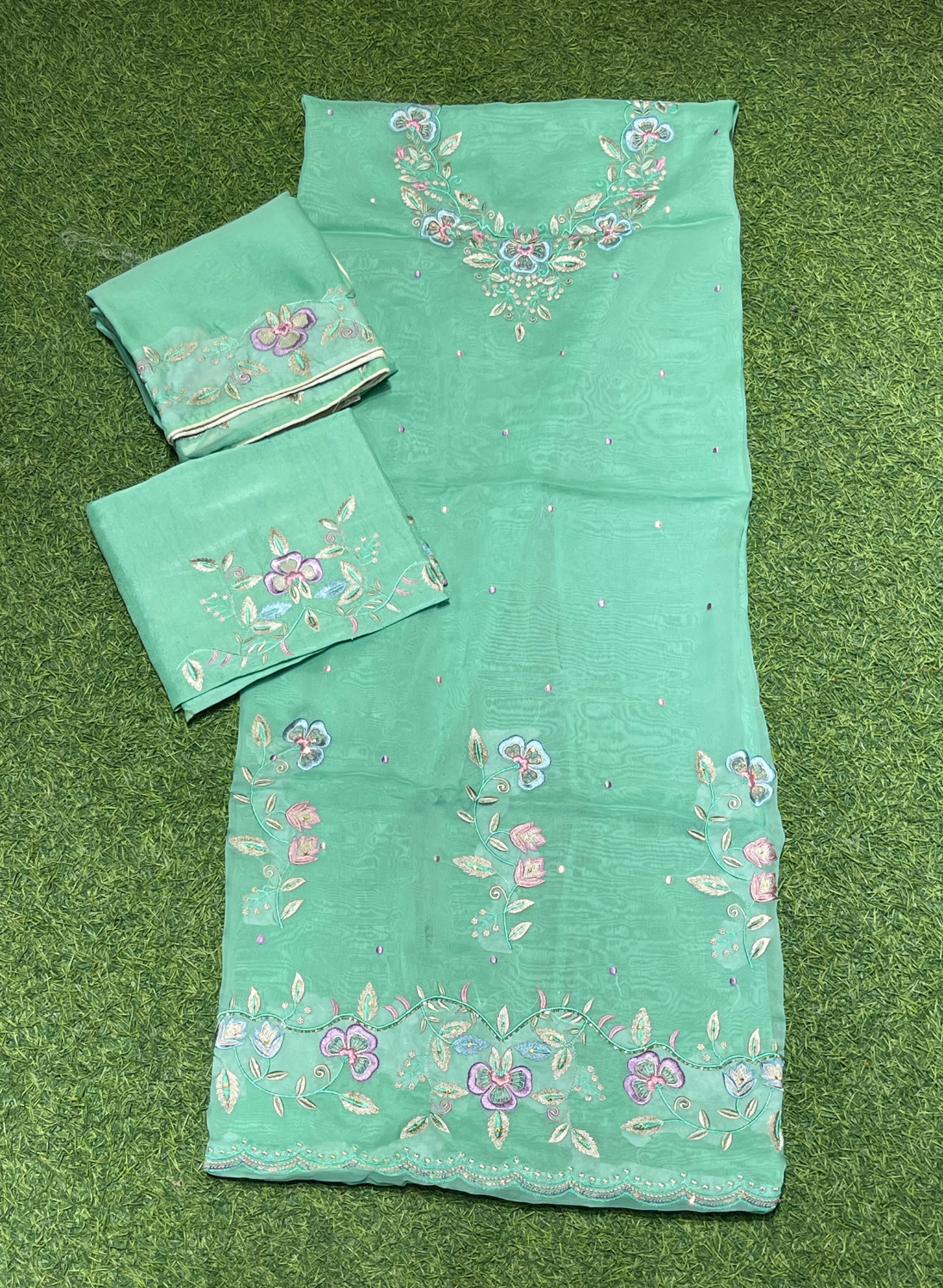 Organza Suit| Party Wear | Wedding | Jaggo | Ring Ceremony | Festival |