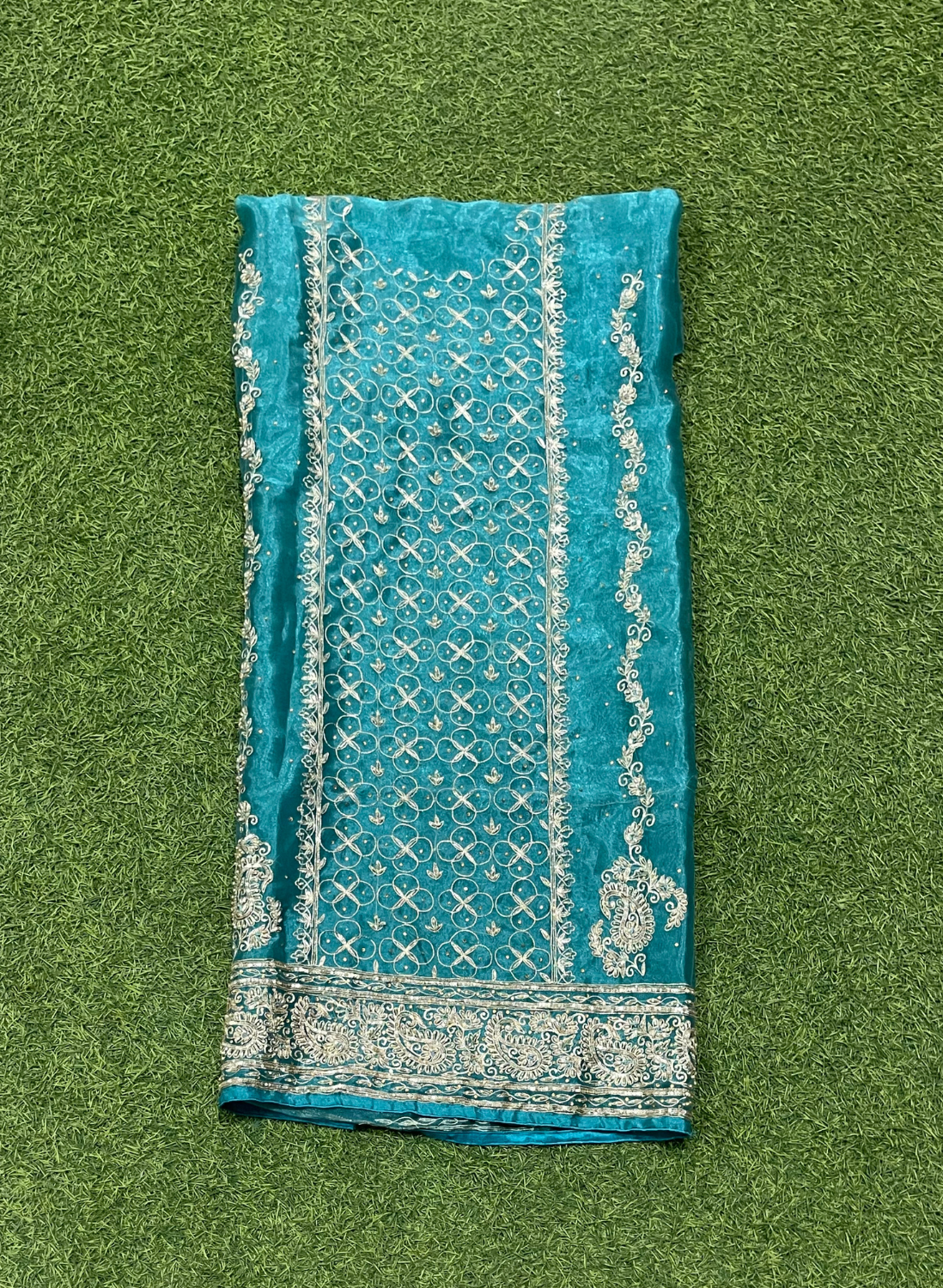 Glass Shimmer | Kurti-Lehnga | Party Wear | Wedding | Jaggo | Ring Ceremony | Festival | Hand-Work Kurti-Lehnga | FS555