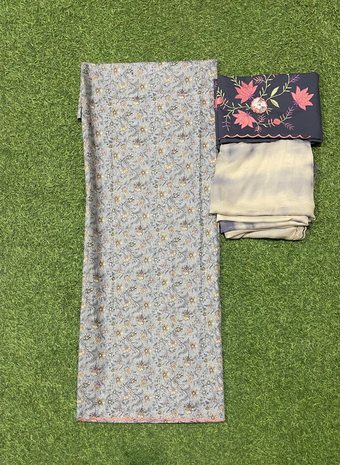 Grey | Cotton Suit | Casual wear | Summer Suits | Regular wear | FS449