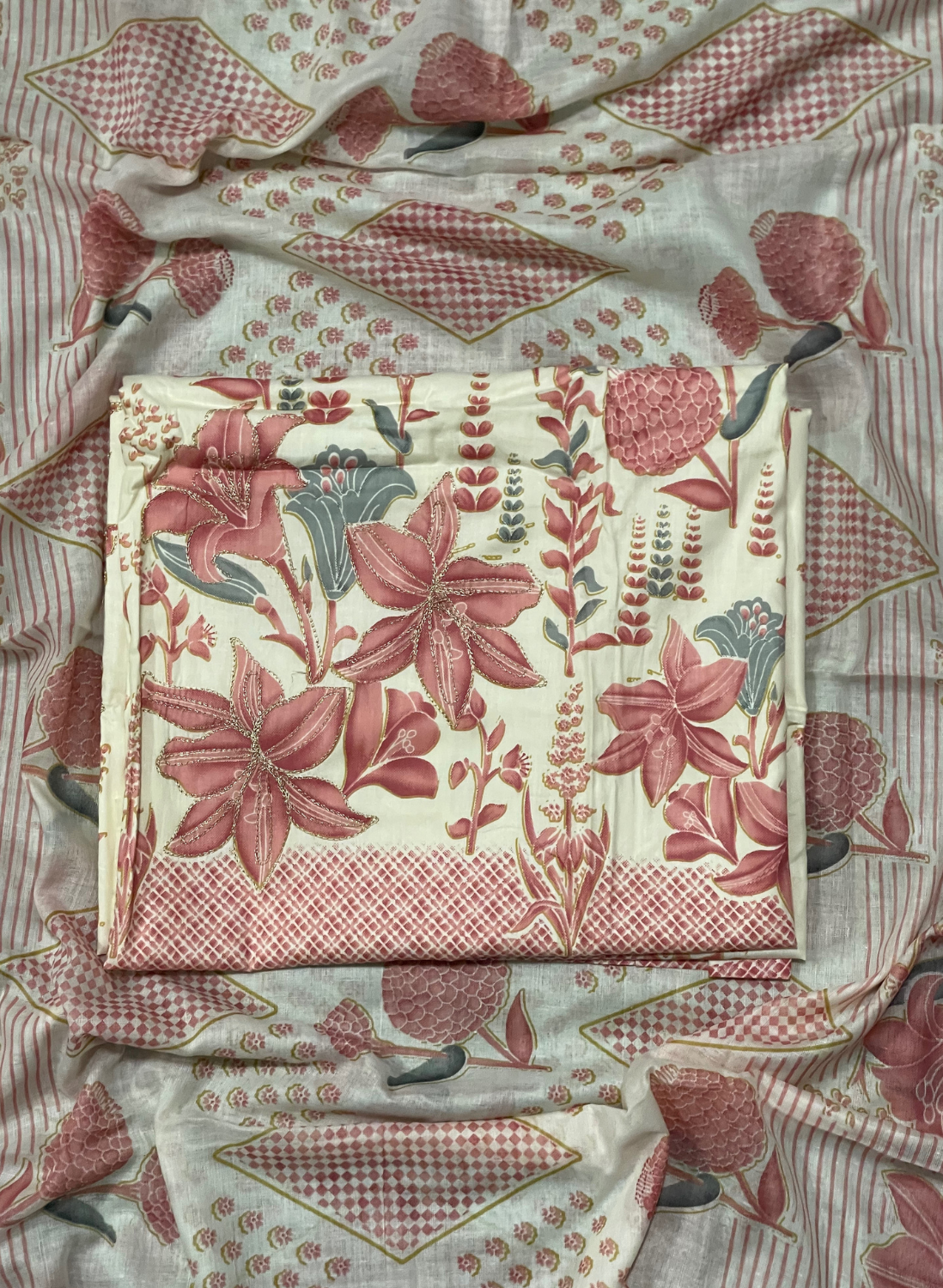 Peach | Cotton Suit | Casual wear | Summer Suits | Regular wear | FS689