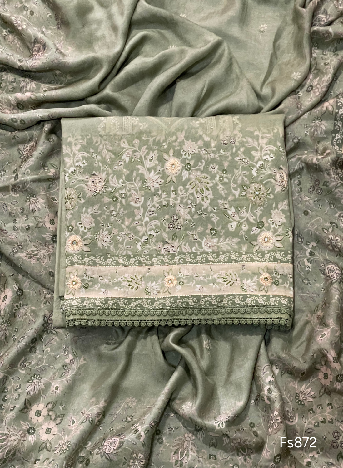 FS872| Mehndi | Cotton Suit | Casual wear | Summer Suits | Regular wear