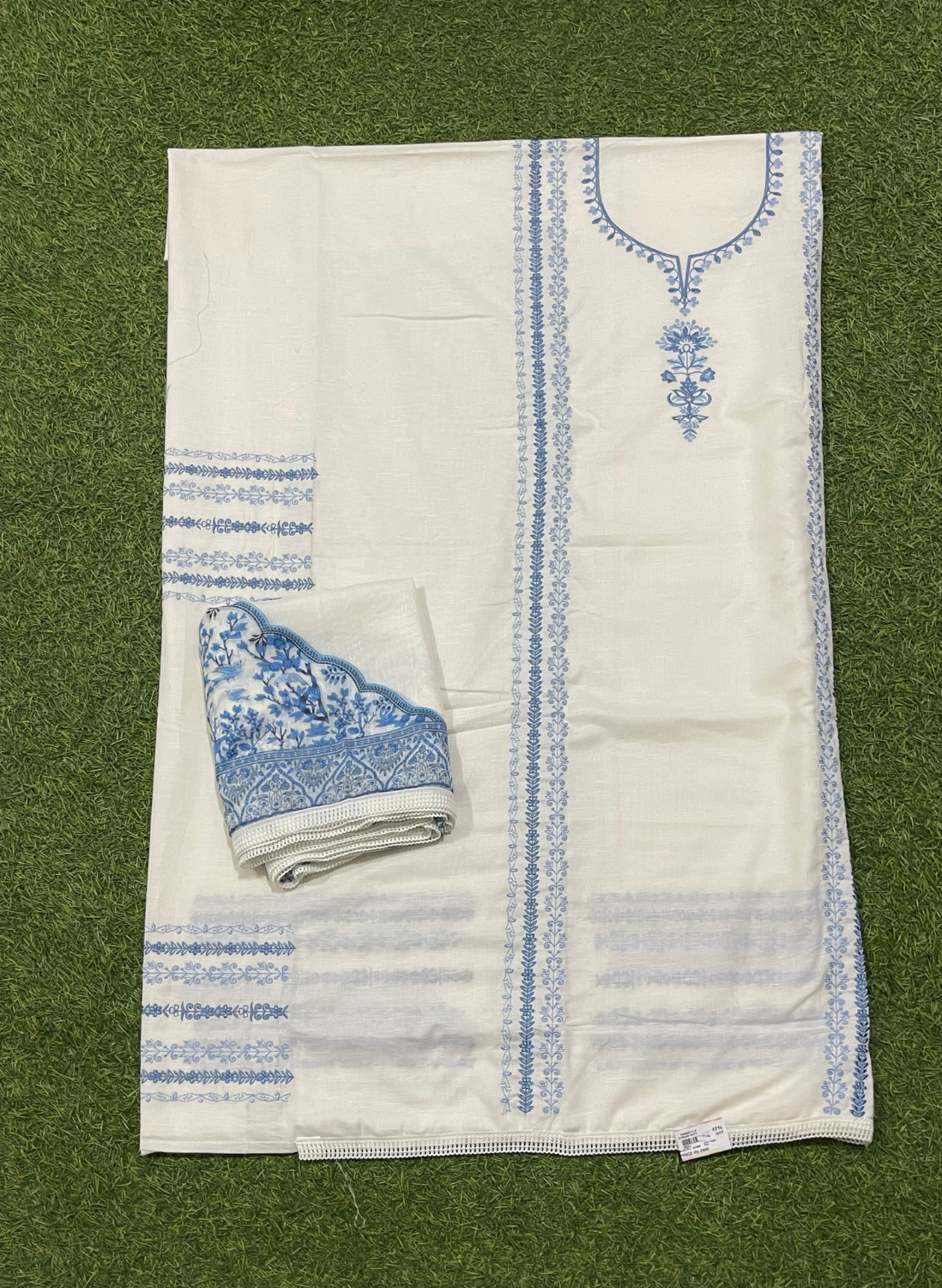 Off-White | Cotton Suit | Casual wear | Summer Suits | regular wear | FS598