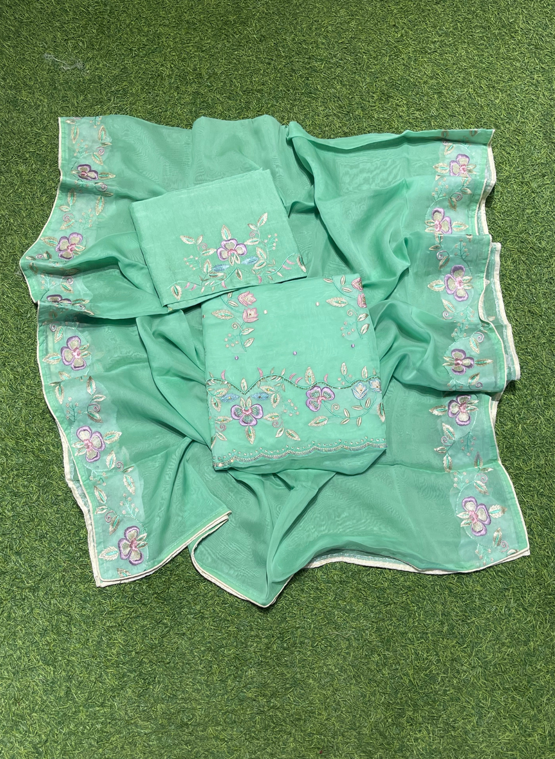 Organza Suit| Party Wear | Wedding | Jaggo | Ring Ceremony | Festival |