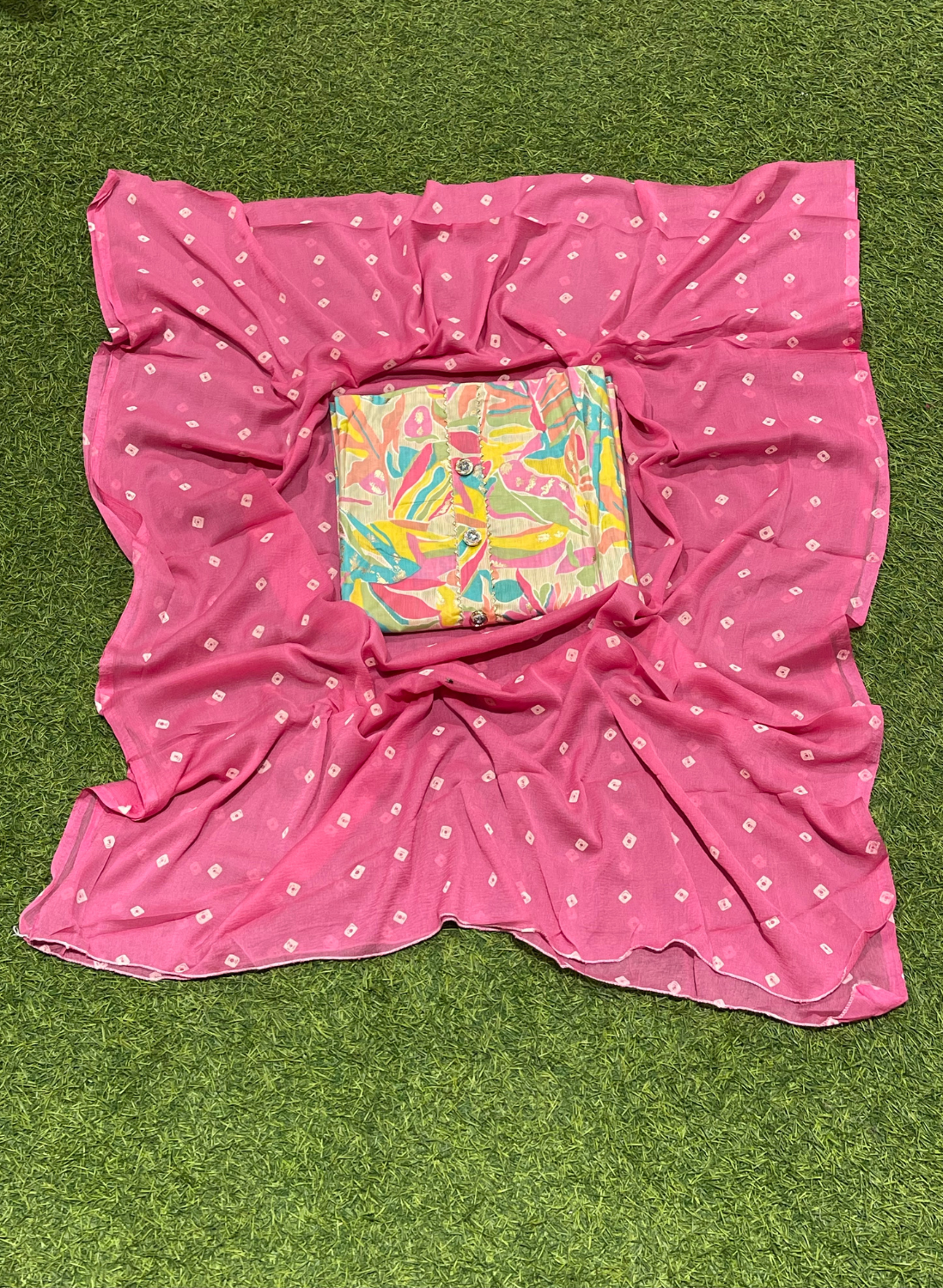 Pink | Cotton Suit | Casual wear | Summer Suits | Regular wear | FS749