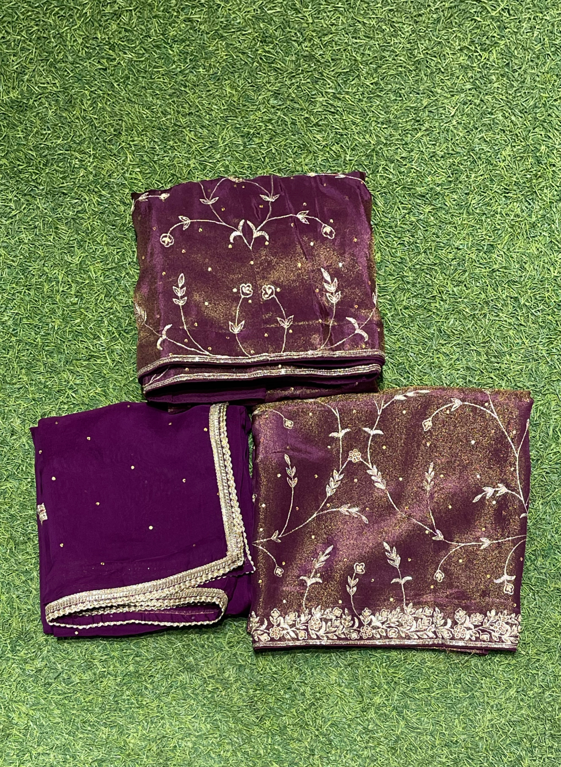 Wine | Shimmer| Kurti-Lehnga | Party Wear | Wedding | Jaggo | Ring Ceremony | Festival | Hand-Work suit |