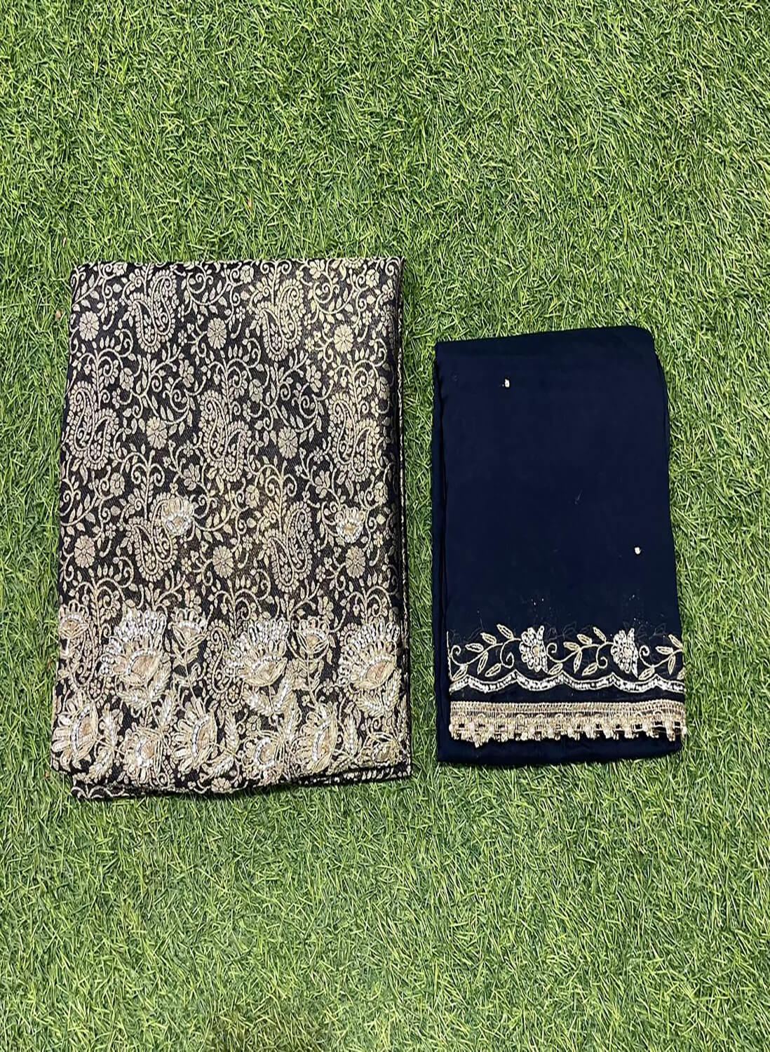 Peacock Banarsi Silk Suit | Party Wear | Wedding | Ring Ceremony | Festival | Bridal | FS358
