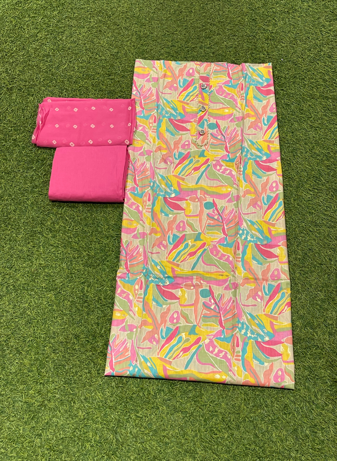 Pink | Cotton Suit | Casual wear | Summer Suits | Regular wear | FS749