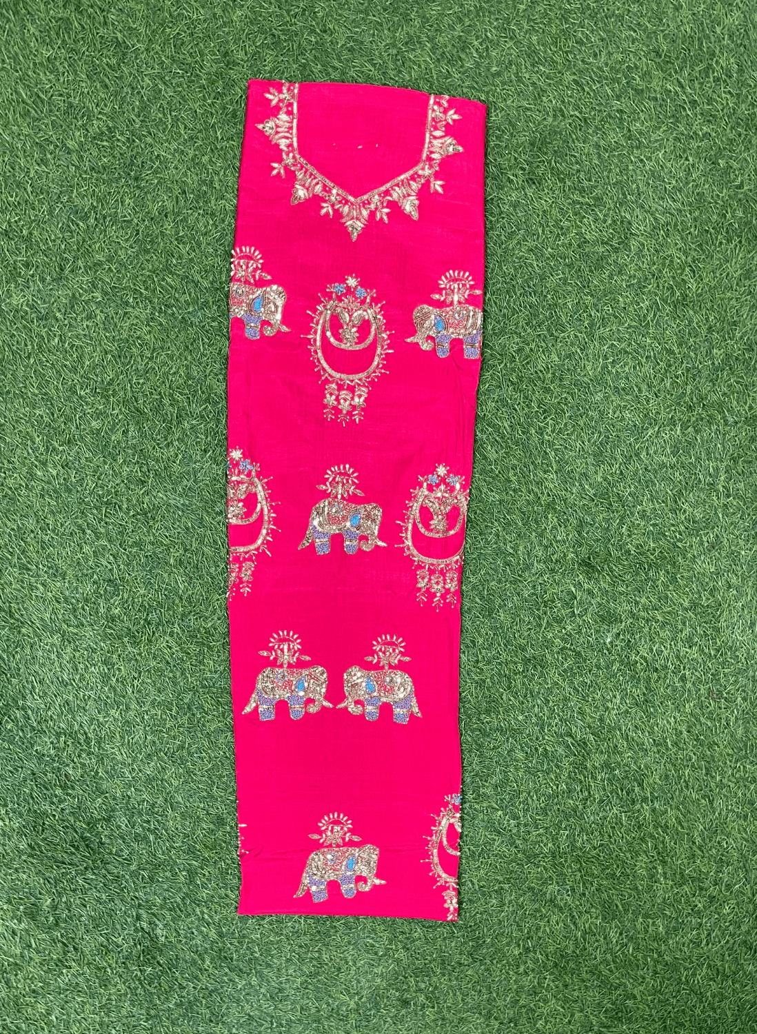 FS254 | Raw Silk | Suit | Wedding | Party Wear | Ring Ceremony | Festival Suit | Allover suit |