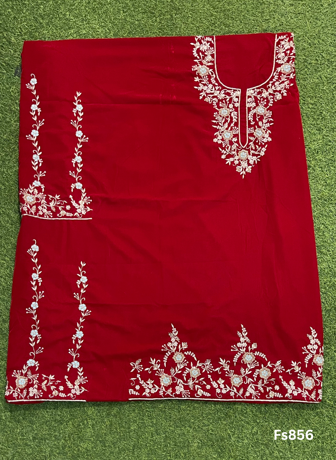 FS856 | Velvet suit | Pure velvet | Wedding | Party Wear | Jaggo | Ring Ceremony | Festival