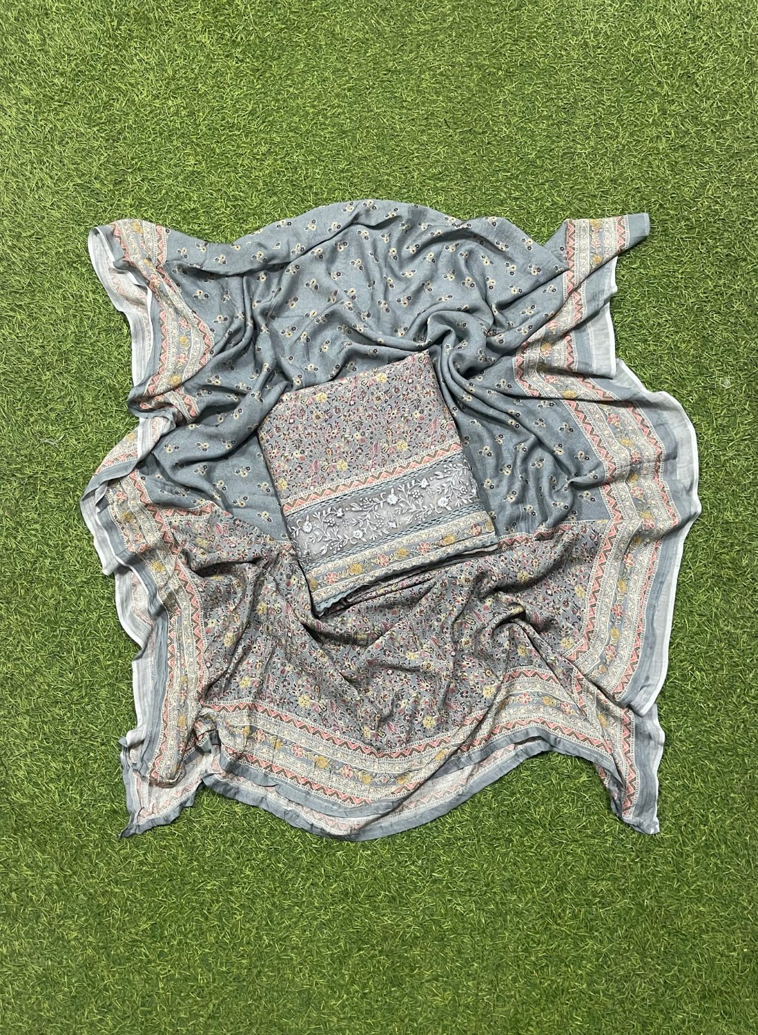 Gray | Cotton Suit | Casual wear | Summer Suits | Regular wear | FS411