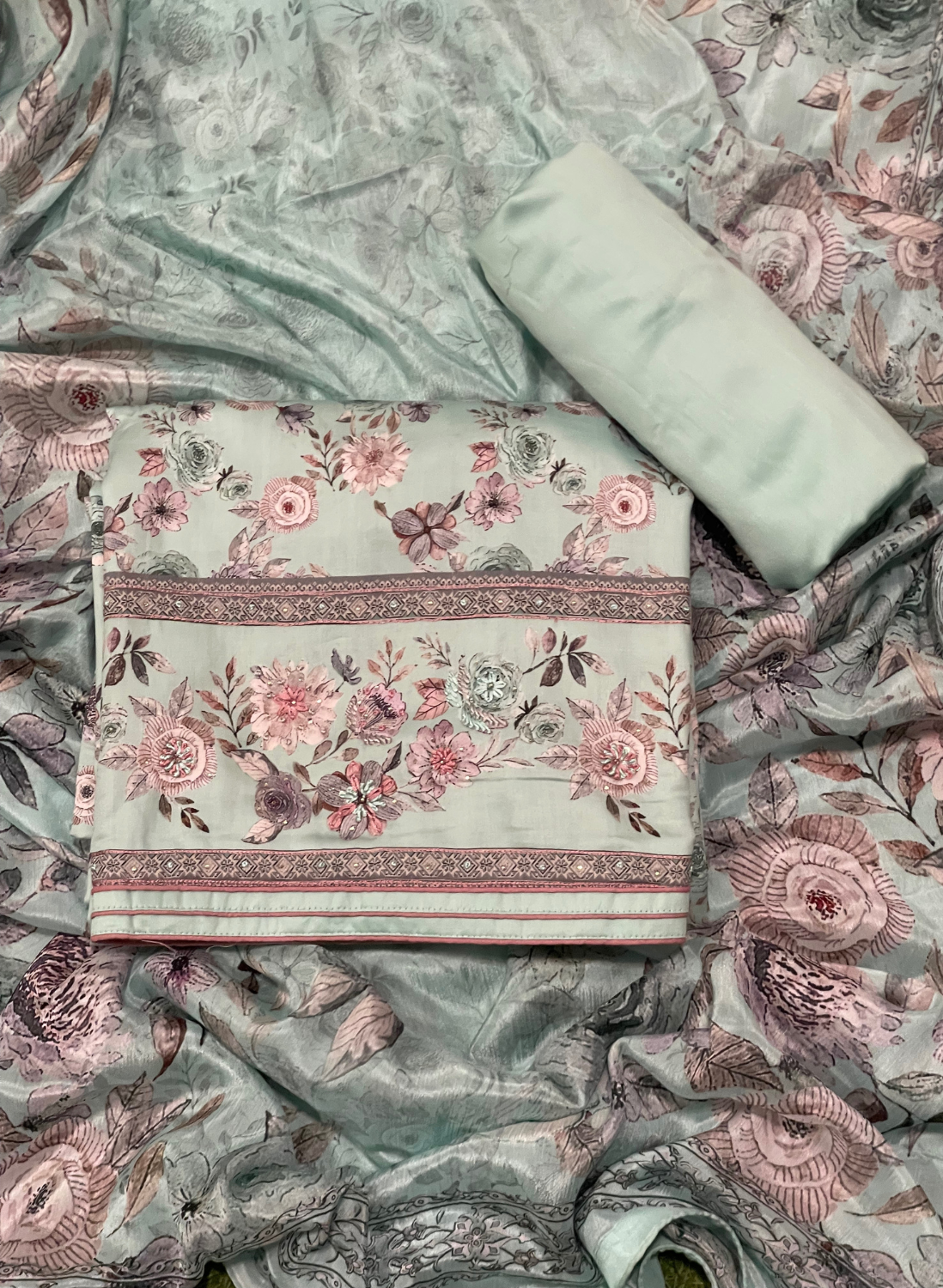 Light Sea | Cotton Suit | Casual wear | Summer Suits | Regular wear | FS499