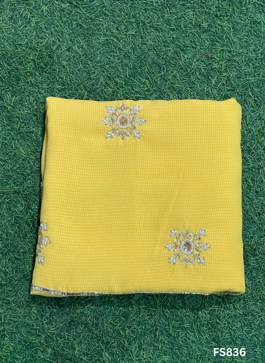 FS836 | Georgette Suit | Party Wear | Wedding | Jaggo | Ring Ceremony | Festival | F9CEAA