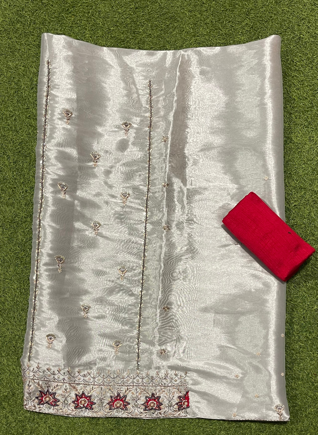 FS319 | Glass Shimmer | Party Wear | Wedding | Jaggo | Ring Ceremony | Festival | Hand-Work suit | F9IAAA