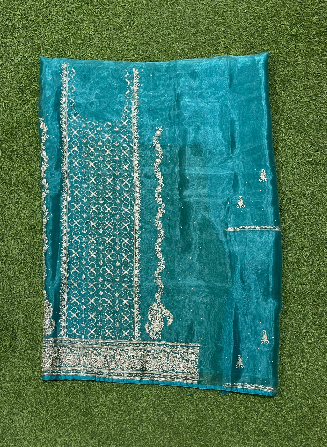 Glass Shimmer | Kurti-Lehnga | Party Wear | Wedding | Jaggo | Ring Ceremony | Festival | Hand-Work Kurti-Lehnga | FS555