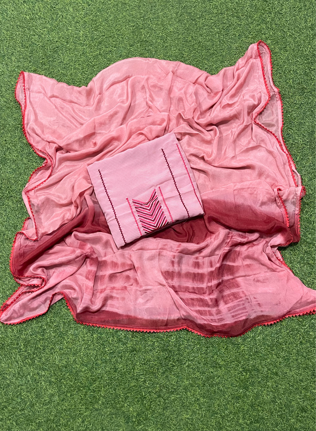 Georgette Suit | Party Wear | Wedding | Jaggo | Ring Ceremony | Festival | FS498