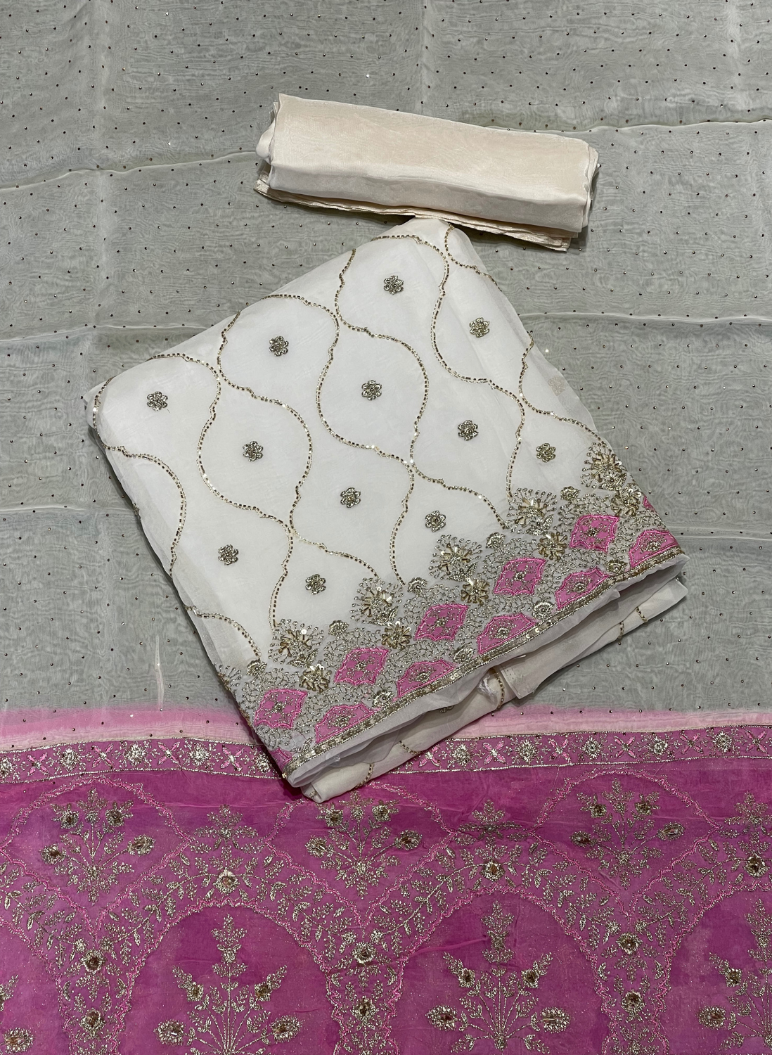 Organza Suit| Party Wear | Wedding | Jaggo | Ring Ceremony | Festival |