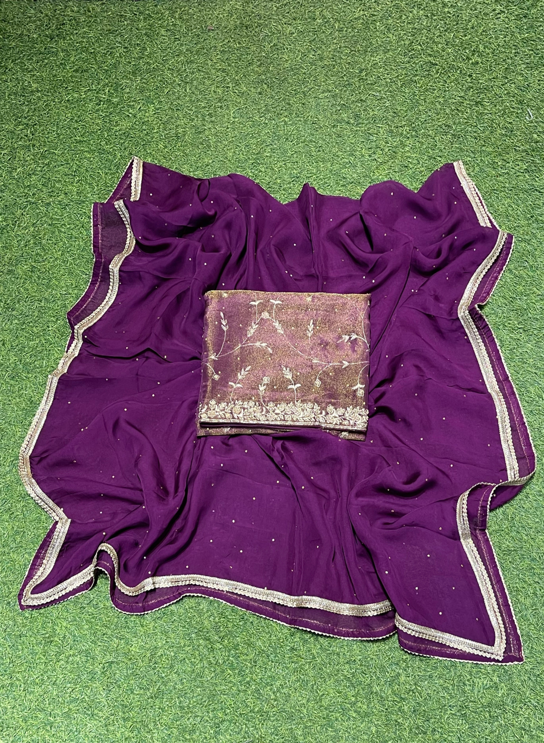 Wine | Shimmer| Kurti-Lehnga | Party Wear | Wedding | Jaggo | Ring Ceremony | Festival | Hand-Work suit |