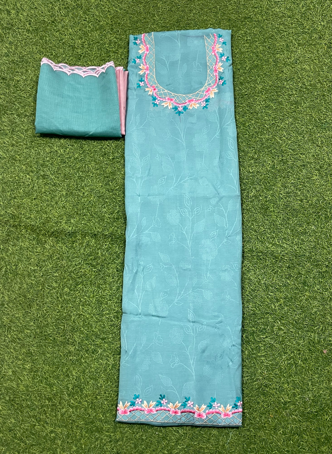 FS778  |  Muslin Cotton  | Suit | Casual wear | Summer Suits | Regular wear | F9CFAA