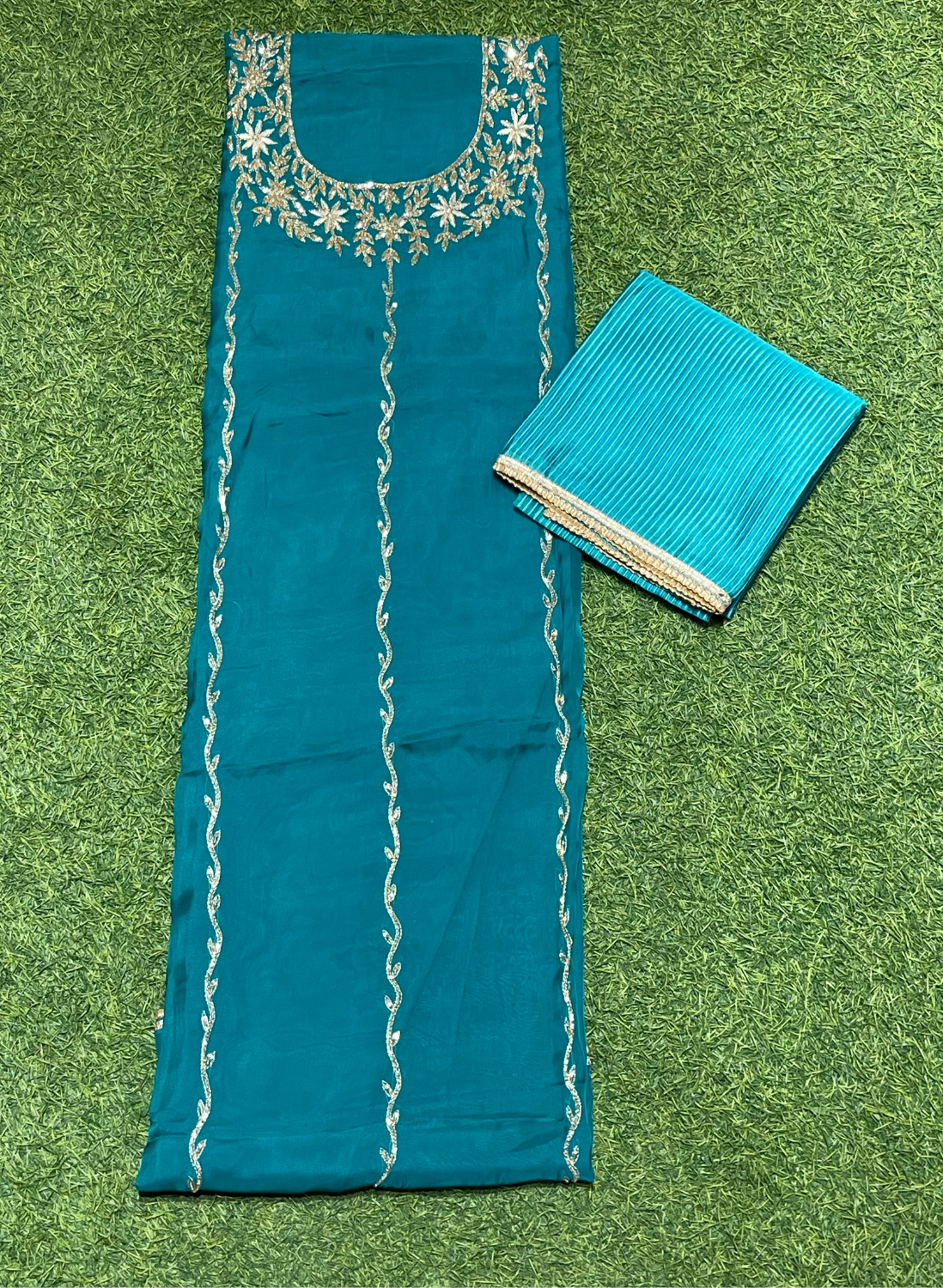 Organza Suit| Party Wear | Wedding | Jaggo | Ring Ceremony | Festival |