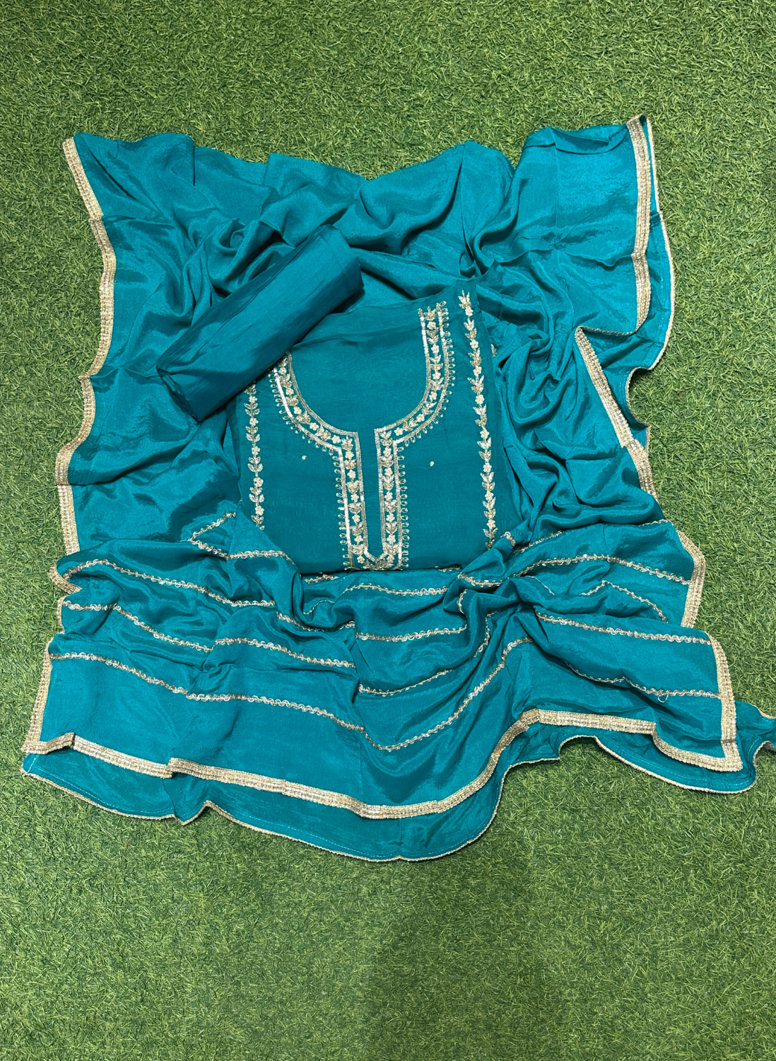Organza Suit| Party Wear | Wedding | Jaggo | Ring Ceremony | Festival |