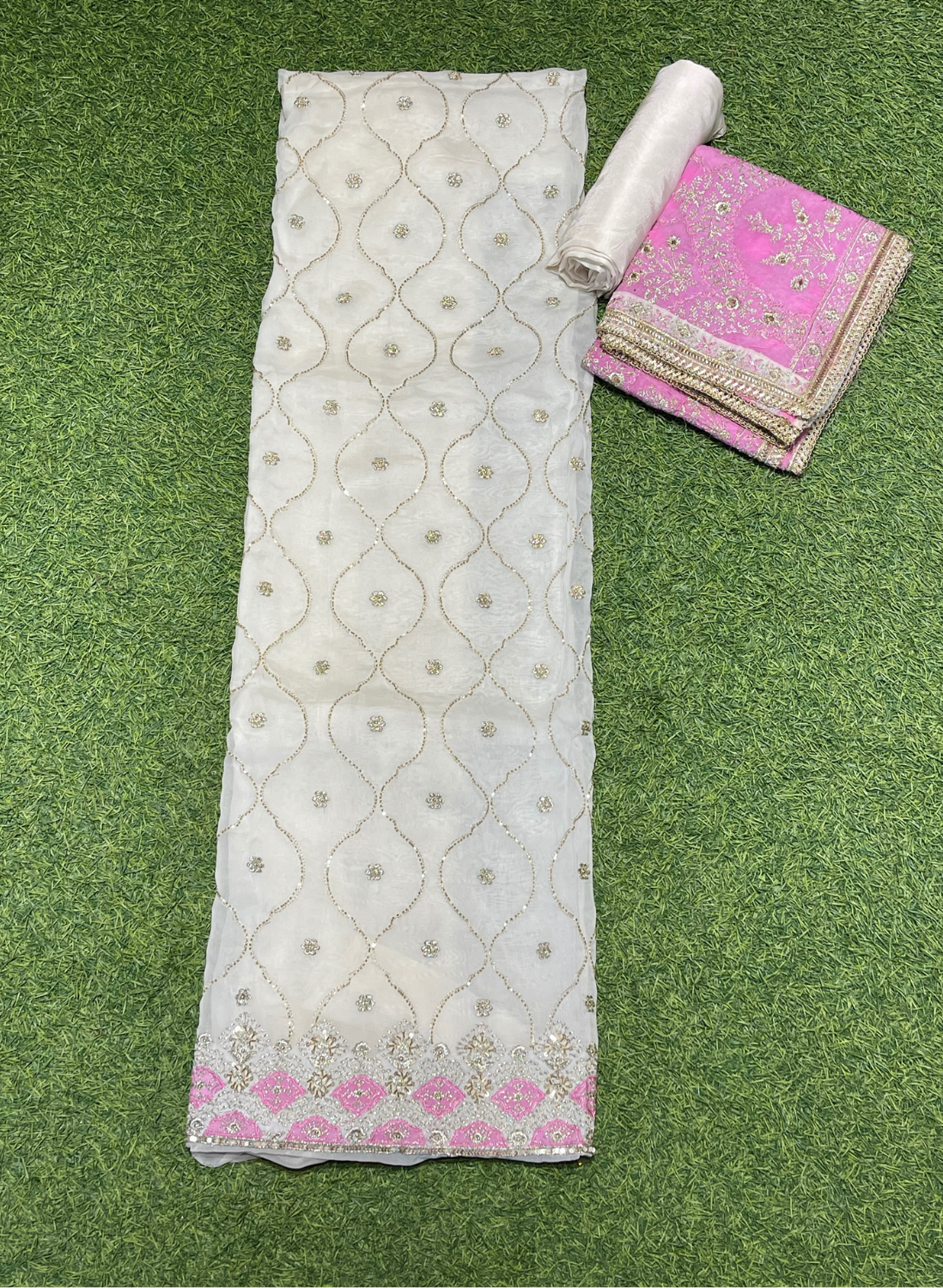 Organza Suit| Party Wear | Wedding | Jaggo | Ring Ceremony | Festival |