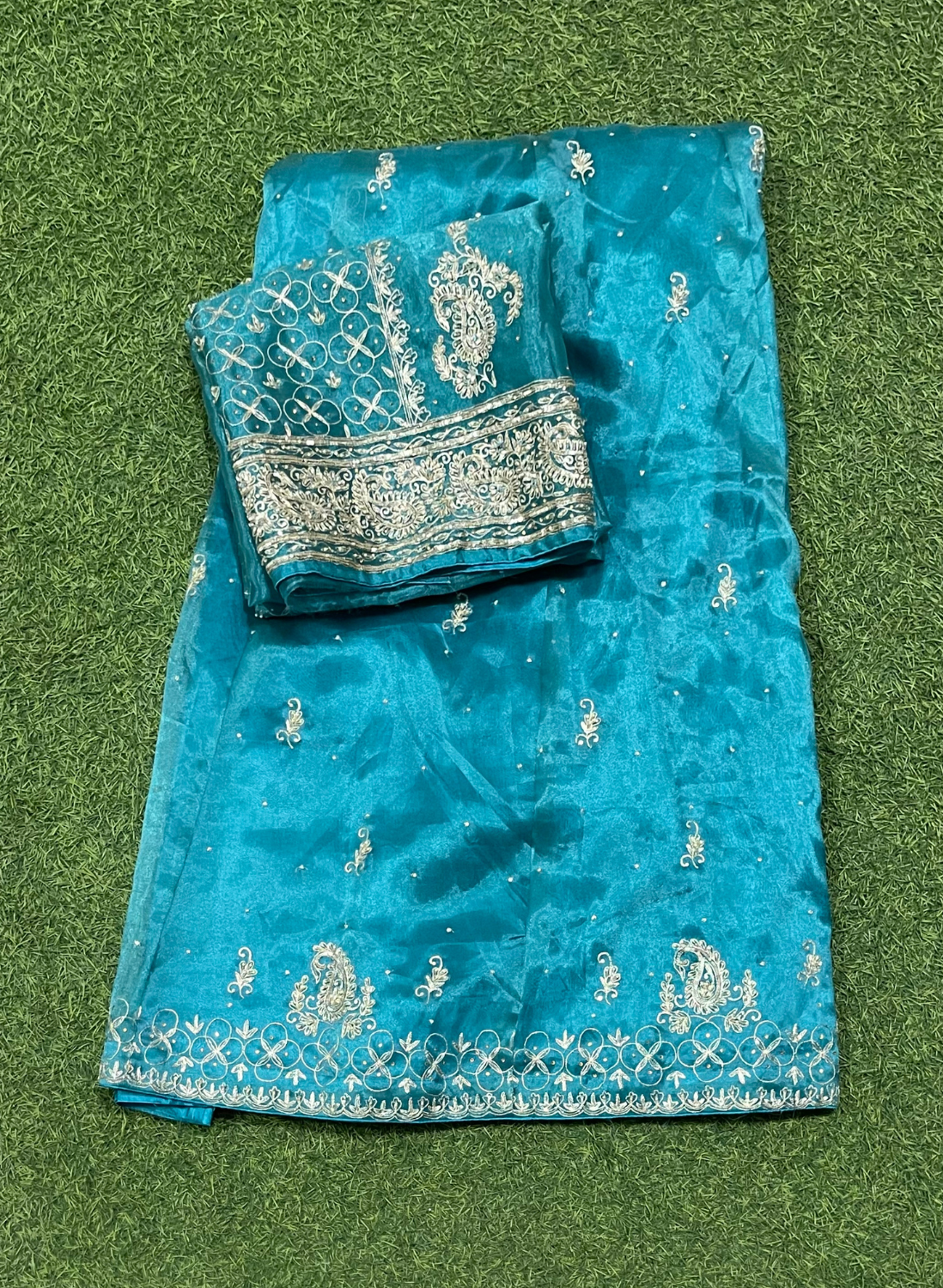 Glass Shimmer | Kurti-Lehnga | Party Wear | Wedding | Jaggo | Ring Ceremony | Festival | Hand-Work Kurti-Lehnga | FS555