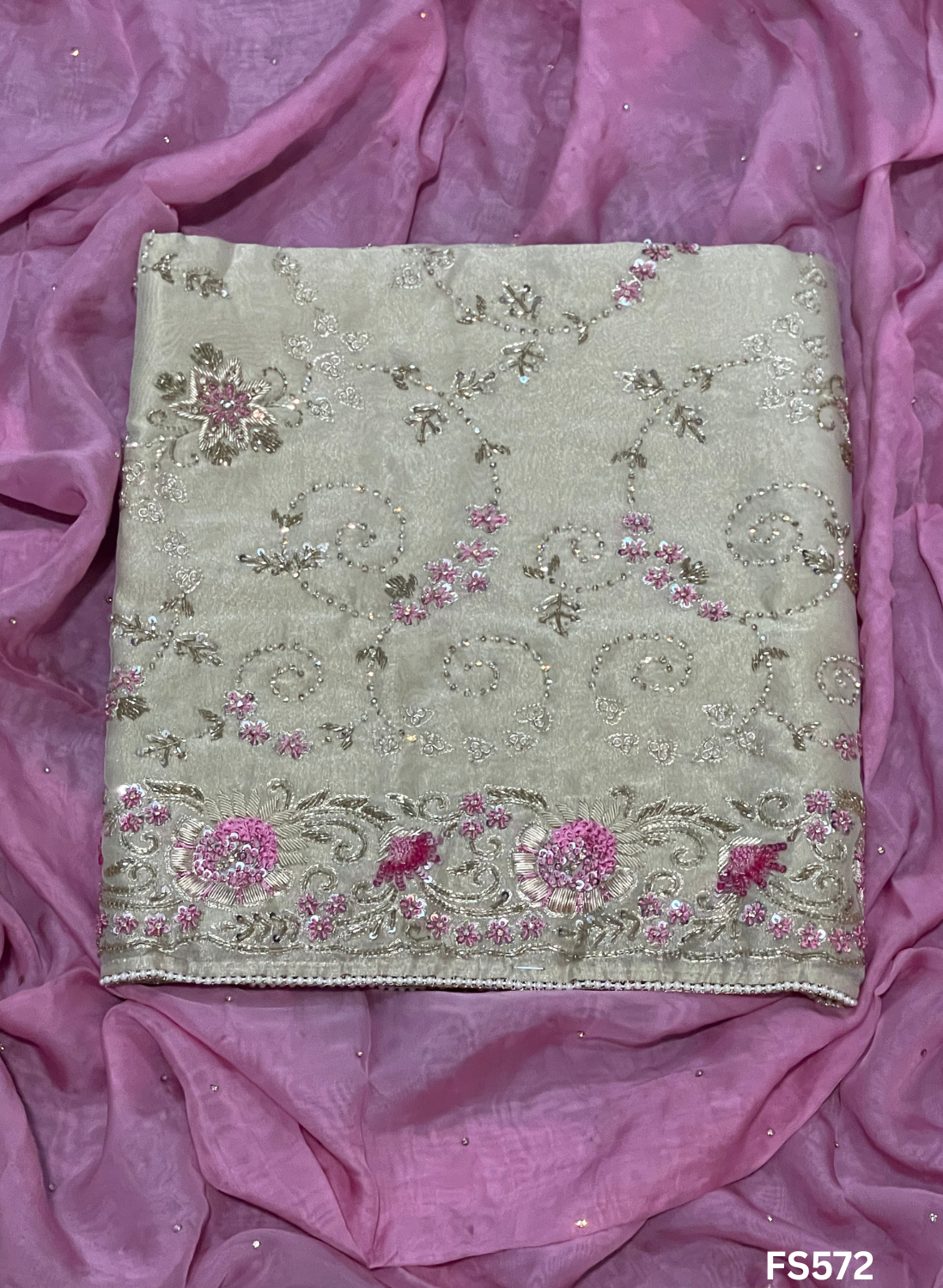 FS572 | Shimmer suit | Wedding | Party Wear | Jaggo | Ring Ceremony | Festival