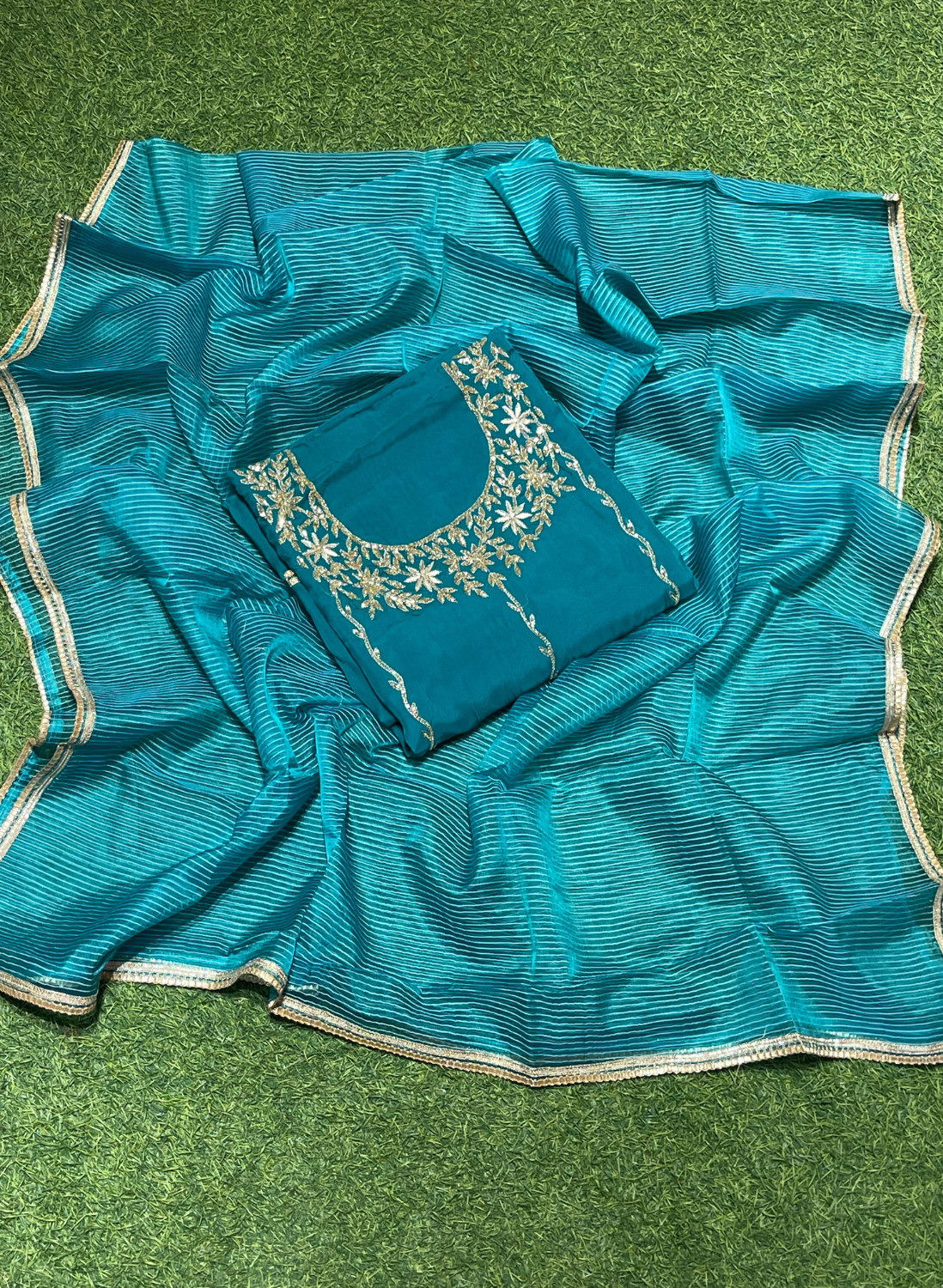 Organza Suit| Party Wear | Wedding | Jaggo | Ring Ceremony | Festival |