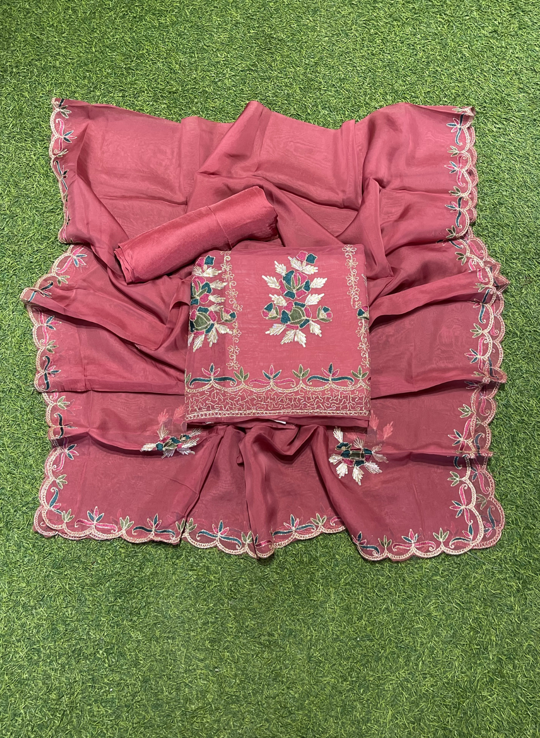 Organza Suit| Party Wear | Wedding | Jaggo | Ring Ceremony | Festival |