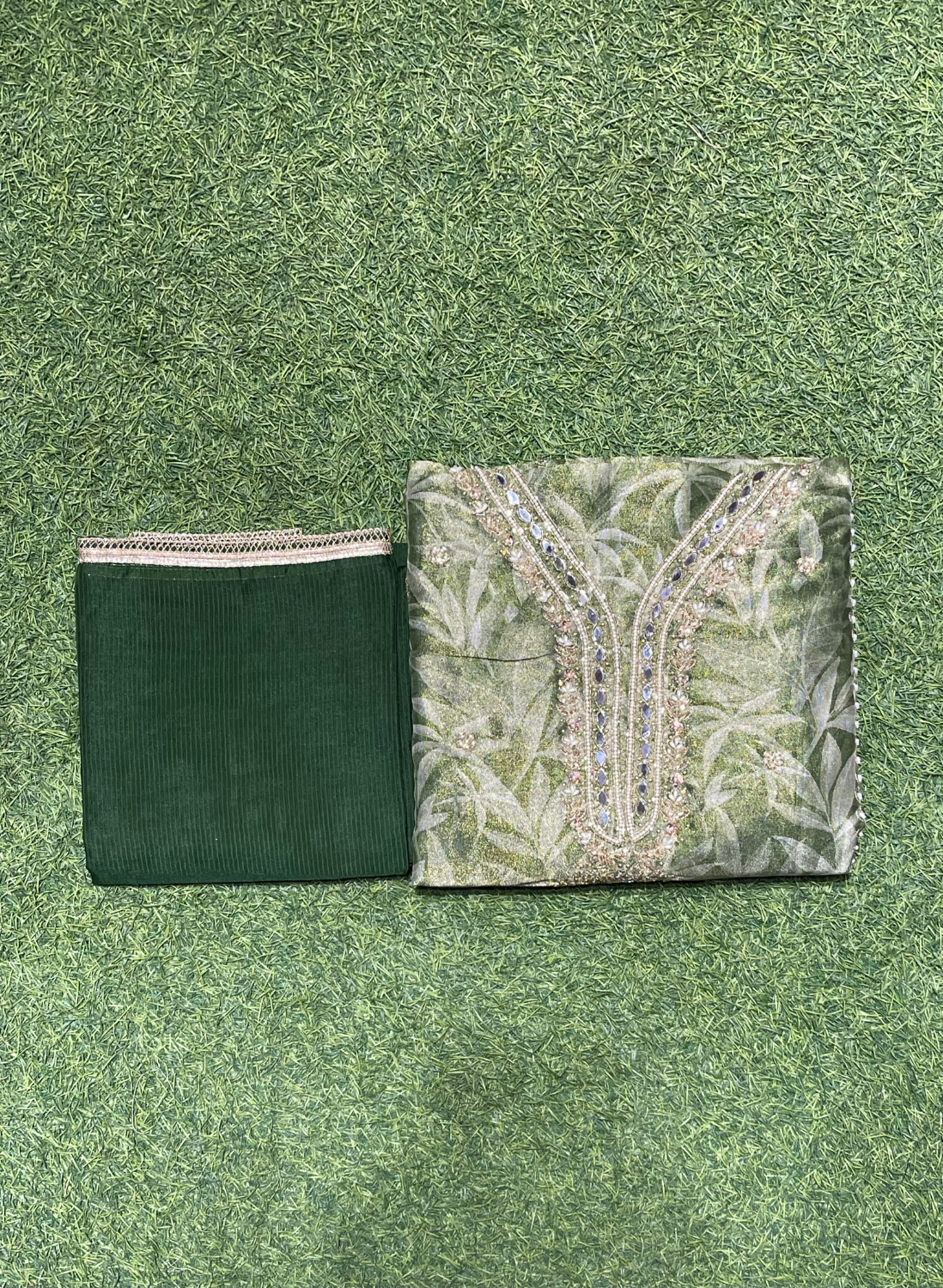 Glass Shimmer Suit | Party Wear | Wedding | Jaggo | Ring Ceremony | Festival |