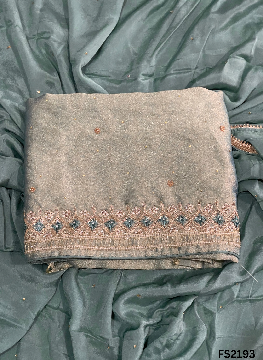 FS2193 | | Banarasi Silk Suit| Party Wear | Wedding | Jaggo | Ring Ceremony | Festival