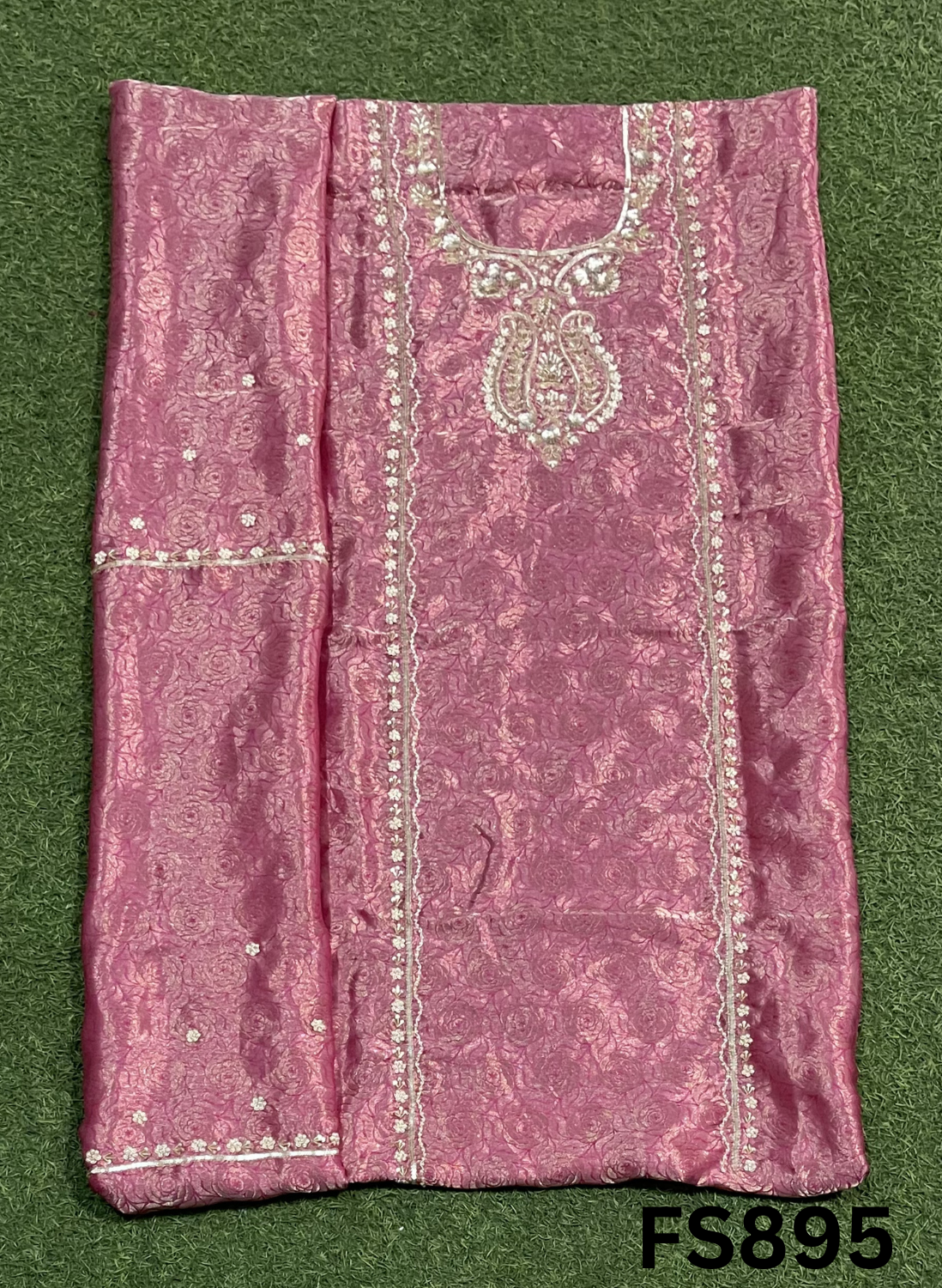 FS895| Navy Blue | Banarasi Silk Suit| Party Wear | Wedding | Jaggo | Ring Ceremony | Festival |