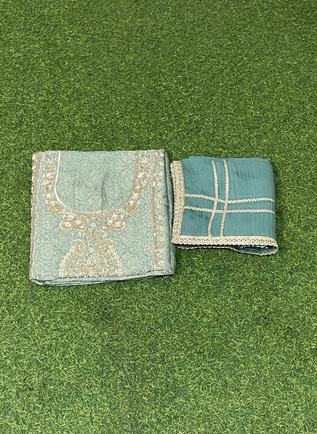 FS895| Navy Blue | Banarasi Silk Suit| Party Wear | Wedding | Jaggo | Ring Ceremony | Festival |