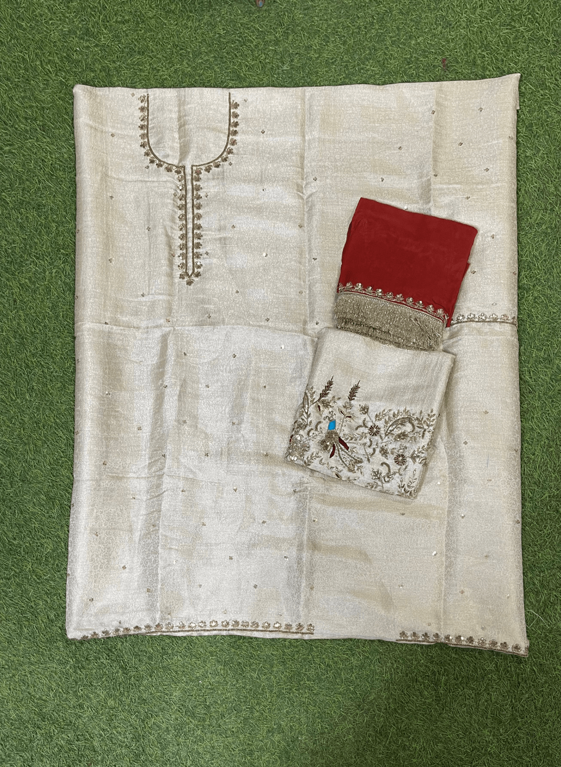 FS265 | Banarsi Silk Suit | Party Wear | Wedding | Ring Ceremony | Festival | Bridal | F9HAAA