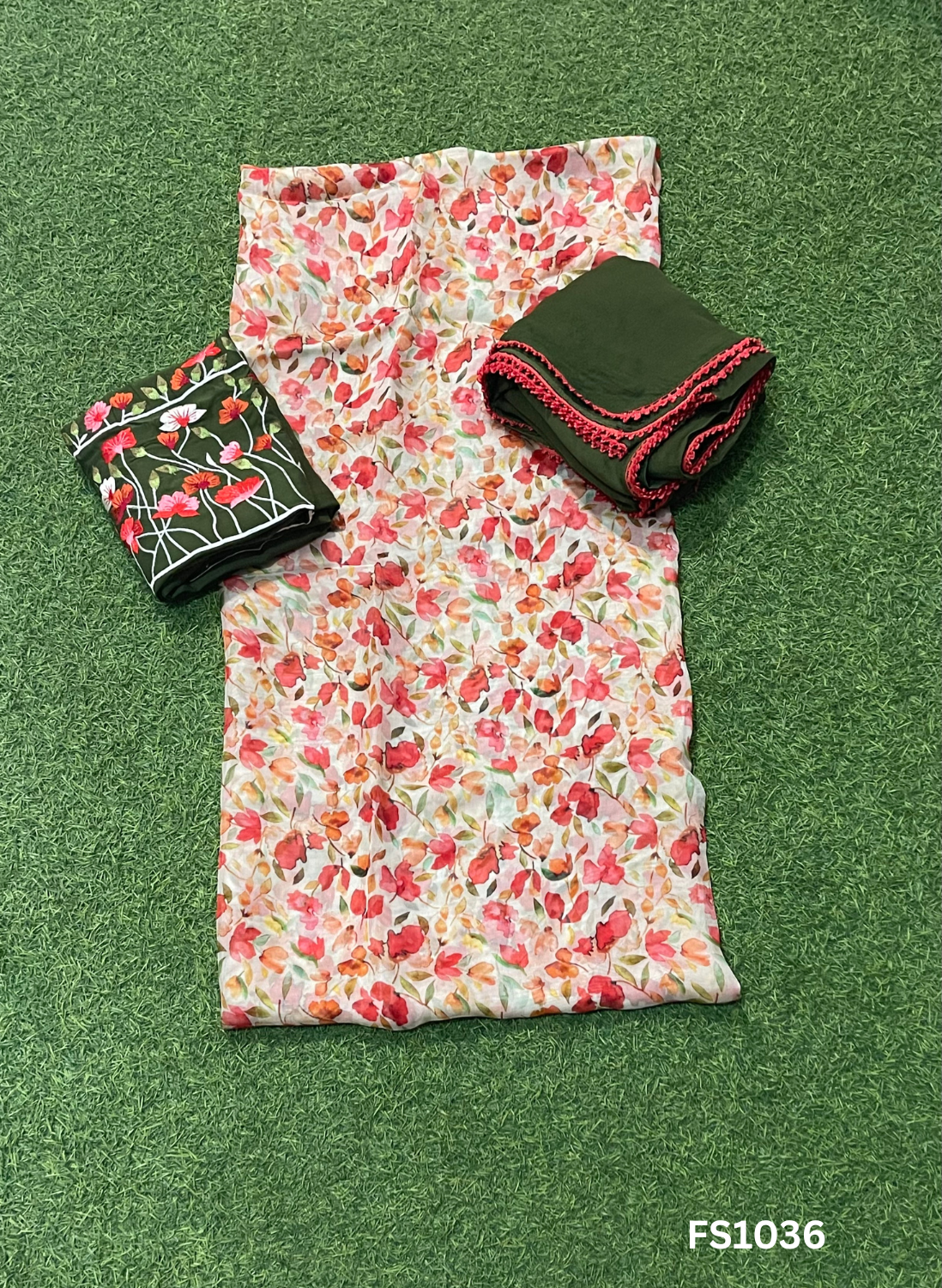 FS1036 | Burberry print Suit | Casual wear| Summer Suits | Regular wear