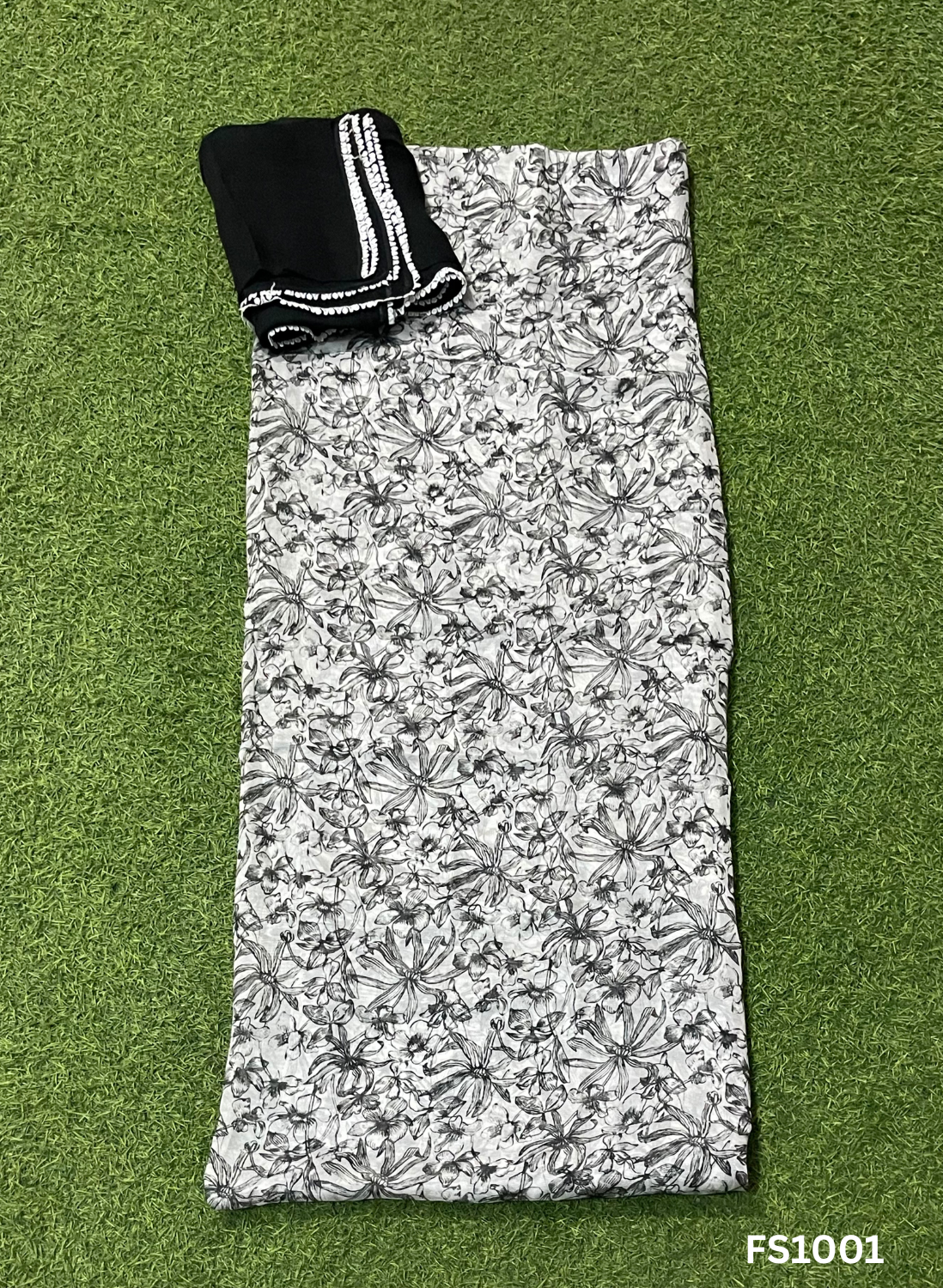 FS1001 | Black-White | Burberry print Suit | Casual wear | Summer Suits | Regular wear|