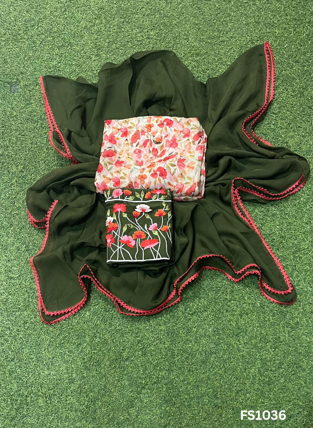 FS1036 | Burberry print Suit | Casual wear| Summer Suits | Regular wear