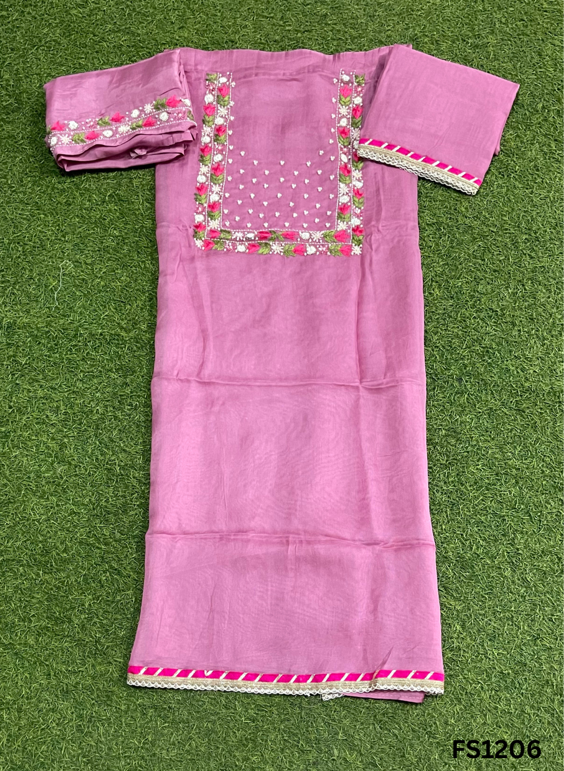 FS1206 | Onion | Burberry Suit | Party Wear | Wedding | Jaggo | Ring Ceremony | Festival |