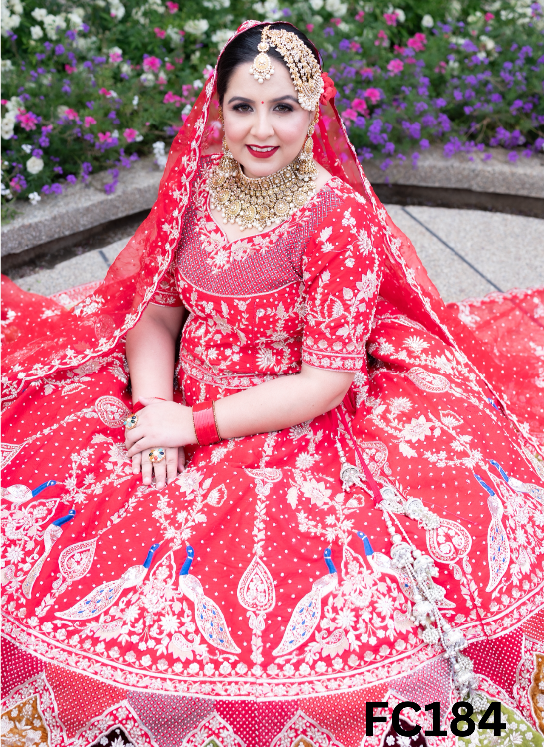 FC184 | Made To Order (20-25 Days ) | Raw Silk Lehenga | Red | Party Wear | Wedding | Festival | Celebrity | Ring Ceremony