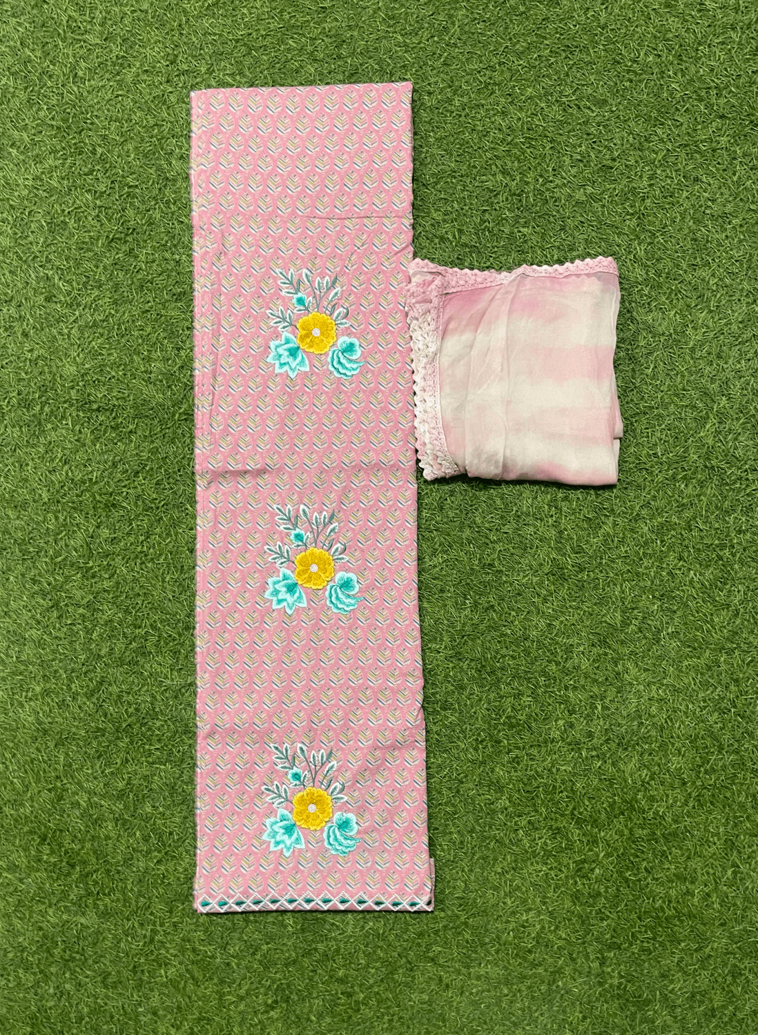 Baby Pink | Cotton Suit | Casual wear | Summer Suits | Regular wear | FS407