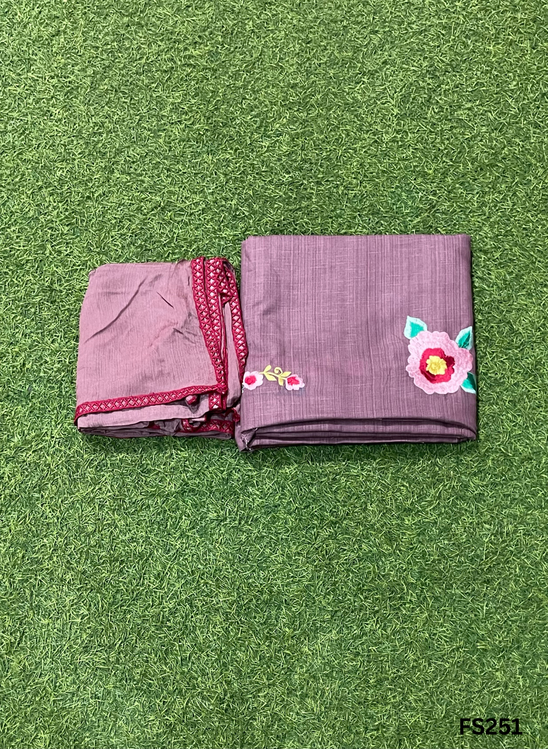FS251 | Levender | Cotton Suit | Casual wear | Summer Suits | Regular wear|
