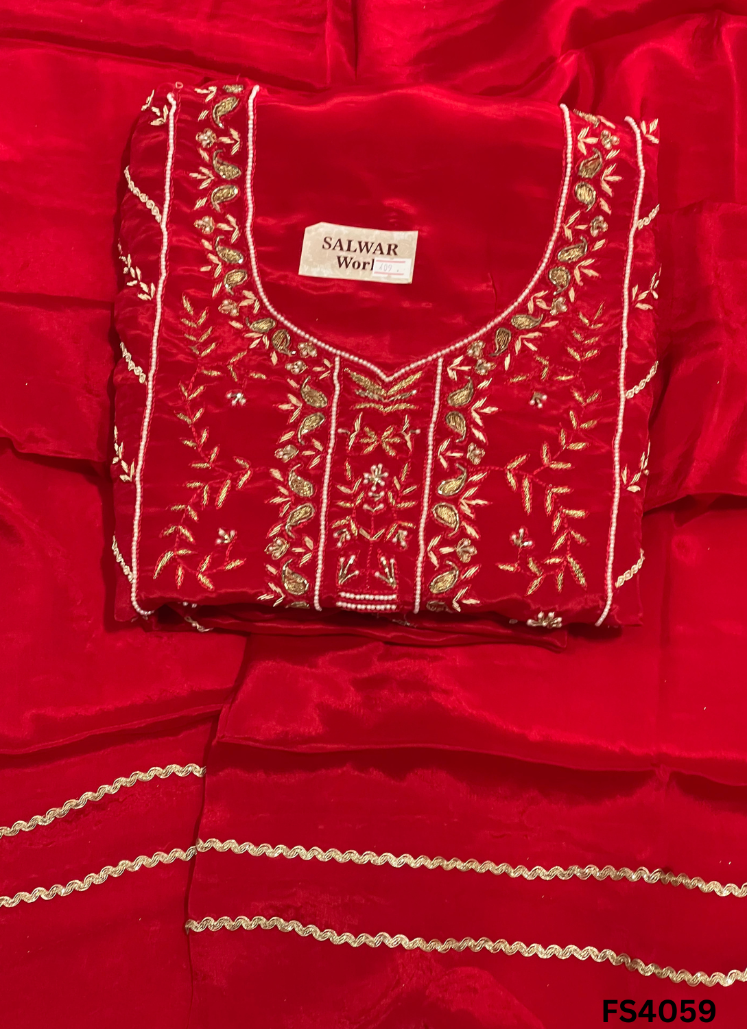 FS4059 | Crepe | Party Wear | Wedding | Jaggo | Festival