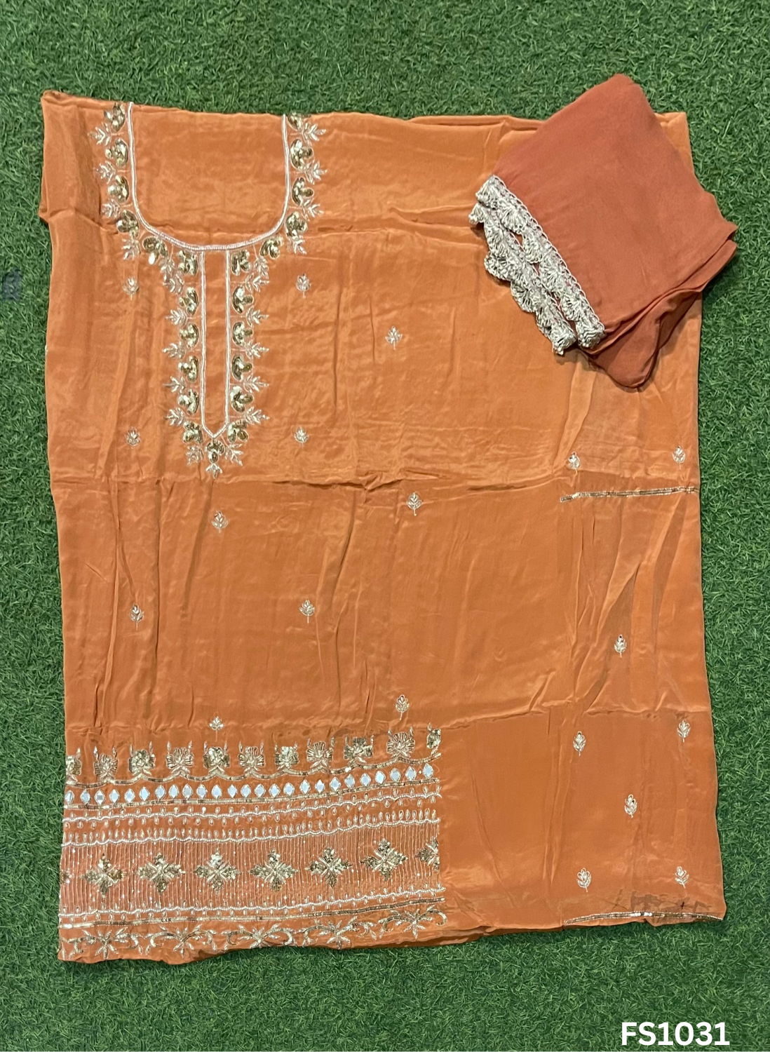 FS1031 | Crepe | Crepe Suit | Wedding | Party Wear | Ring Ceremony | Festival Suit |