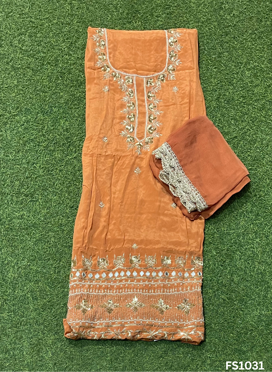 FS1031 | Crepe | Crepe Suit | Wedding | Party Wear | Ring Ceremony | Festival Suit |