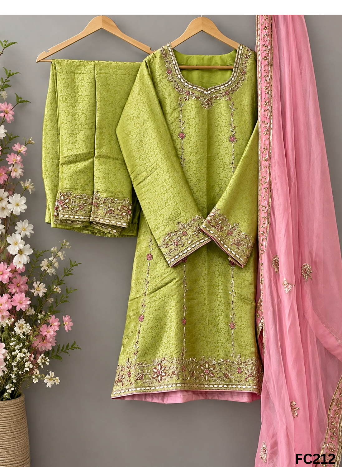 FC212 | Made To Order (20-25 Days ) | Brocode | Pista | Party Wear | Wedding | Festival | Celebrity | Ring Ceremony