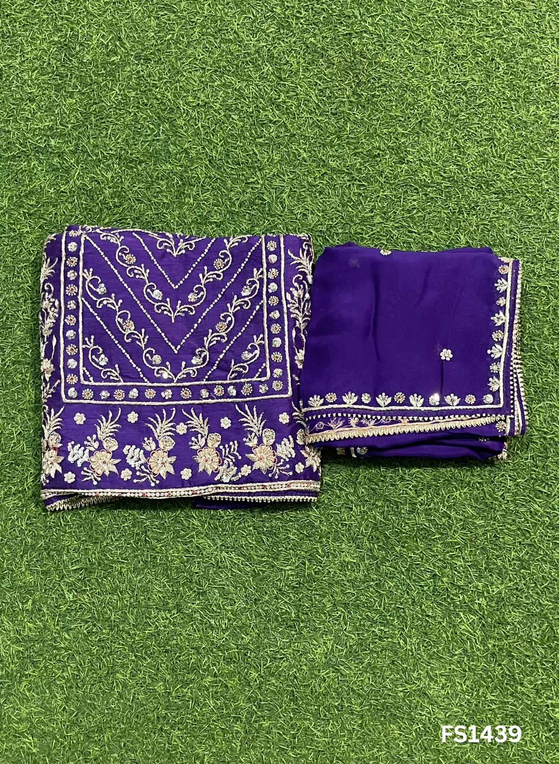 FS1439 | Mehroon | Raw Silk Suit | Party Wear | Wedding | Jaggo | Festival