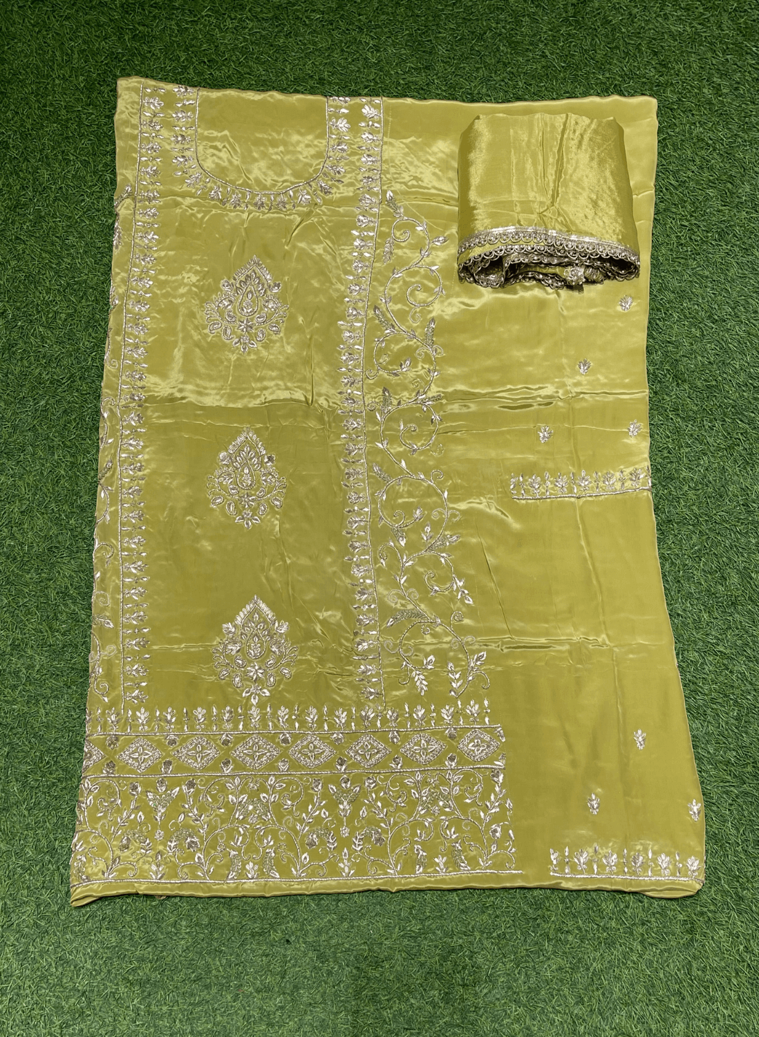 FS171 | Crepe | Crepe Suit | Wedding | Party Wear | Ring Ceremony | Festival Suit | Allover suit| F9IFAA