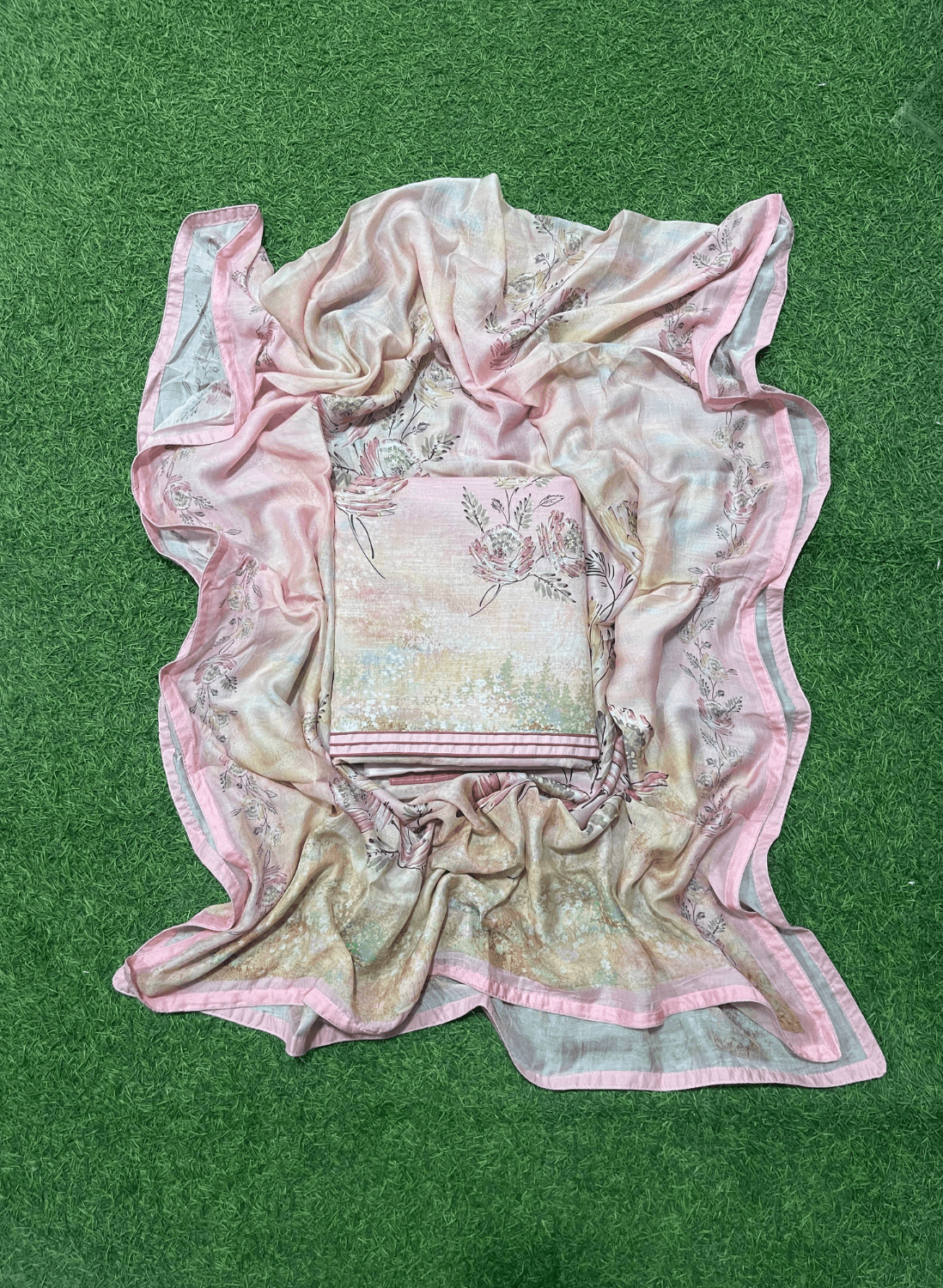 Baby Pink |Cotton Suit | Casual wear | Summer Suits | Regular wear | FS418