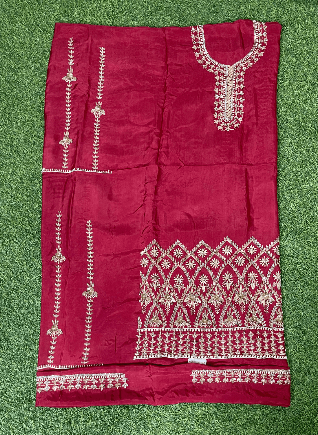 FS803 | Silk Suit | Party Wear | Wedding | Jaggo | Ring Ceremony | Festival | F9HAAA