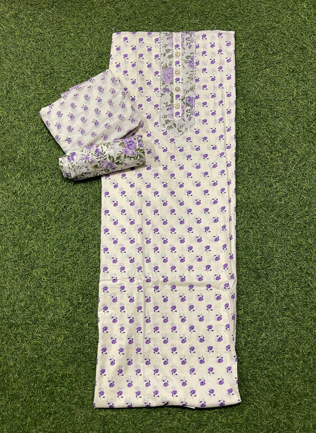 Purple | Cotton Suit | Casual wear | Summer Suits | Regular wear | FS691